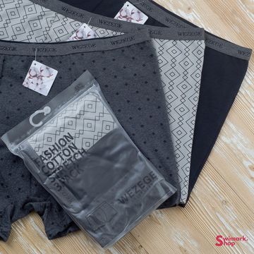 Трусы-боксеры WEZEGE HR-4163, 3 шт. в уп.