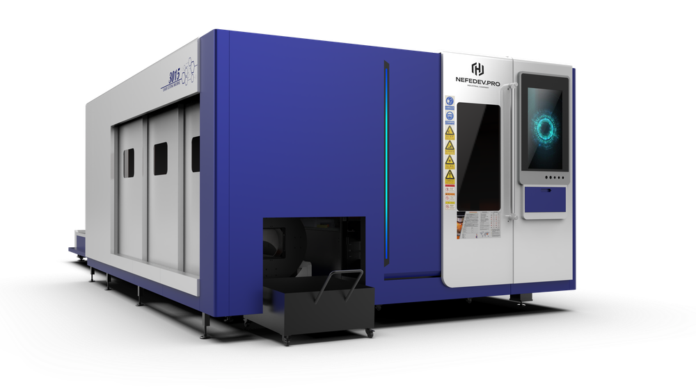 Оптоволоконный лазерный станок для резки металла LEAPION 4020 LF-BTS (3000 Вт)