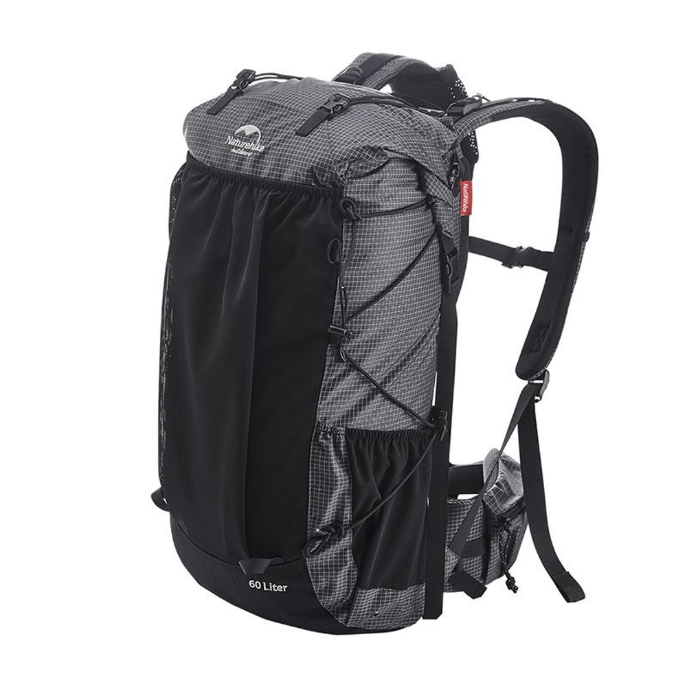 Рюкзак туристический Naturehike Rock Series 60L+5L с рамой Hiking, Climbing, Trekking and Travelling Black, 6927595746370