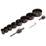 70473 Набор кольцевых пил (коронок) по дереву, 19-64 мм, 11 предм. Matrix