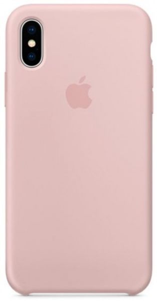 Клип-кейс Apple Silicone Case для iPhone X (розовый песок)