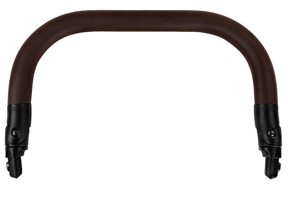 Детская коляска Roan Esso 2025 Кожа 3 в 1 с автокреслом Tutis Elo Lux EduSky Grey ESSK/210/1 Black /Black/руч.Тем.коричневый