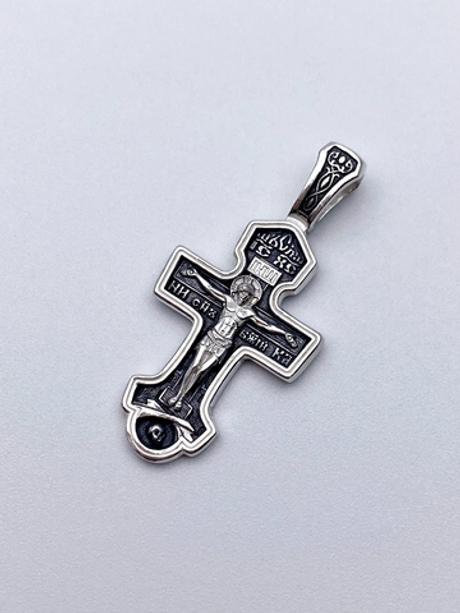Крест из серебра/Частичное чернение