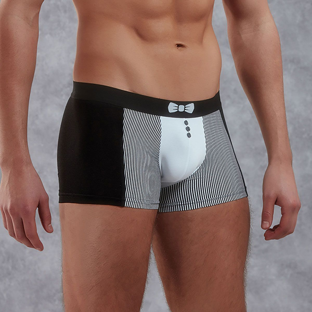 Трусы-боксеры Doreanse с принтом в виде смокинга Doreanse Smoking (Размер: M) (Цвет: черный с белым)