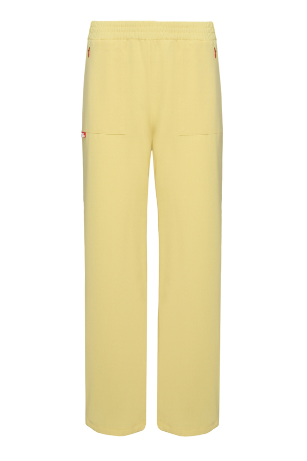 Брюки свободные медицинские женские Йошо, цитрин