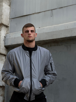 Бомбер ZRD Basic Серый