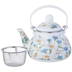 ЧАЙНИК AGNESS ЭМАЛИРОВАННЫЙ СЕРИЯ "SENTIMENT", 1,3 Л