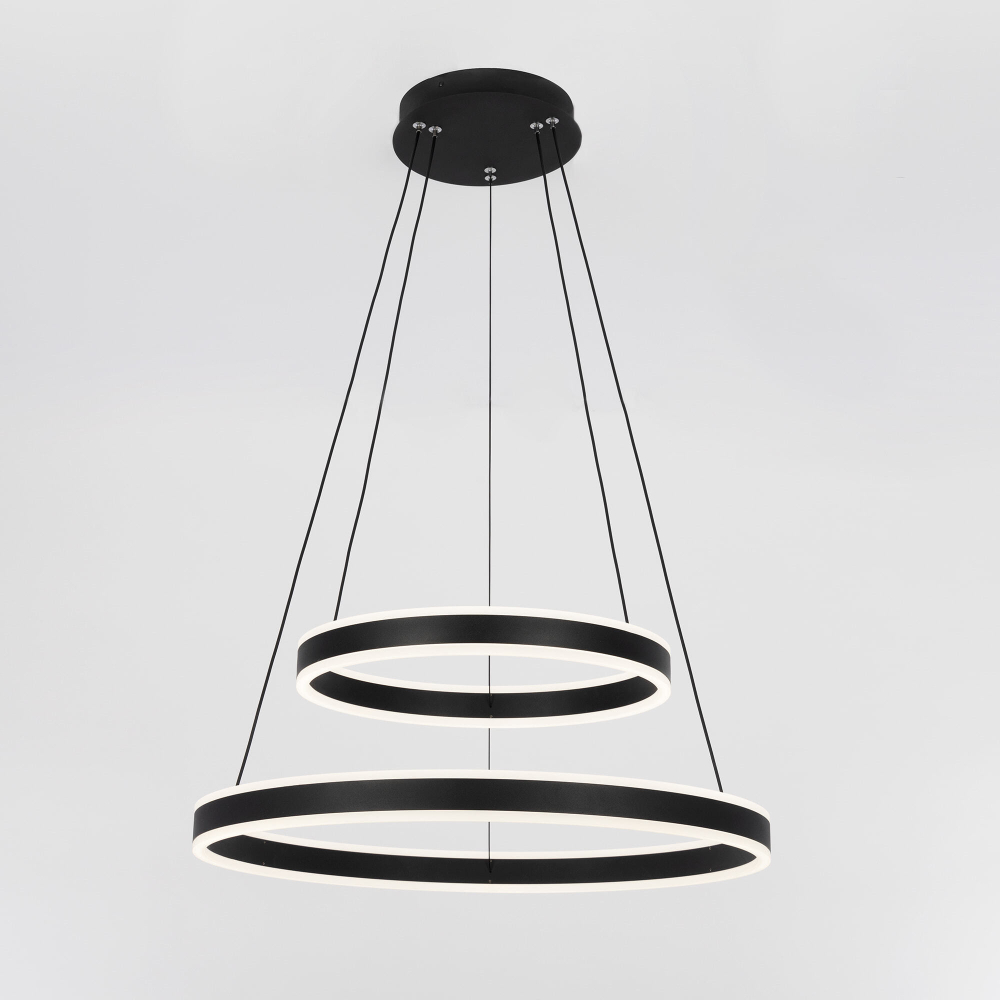 Citilux Дуэт CL719641 LED Люстра подвесная с пультом Чёрная