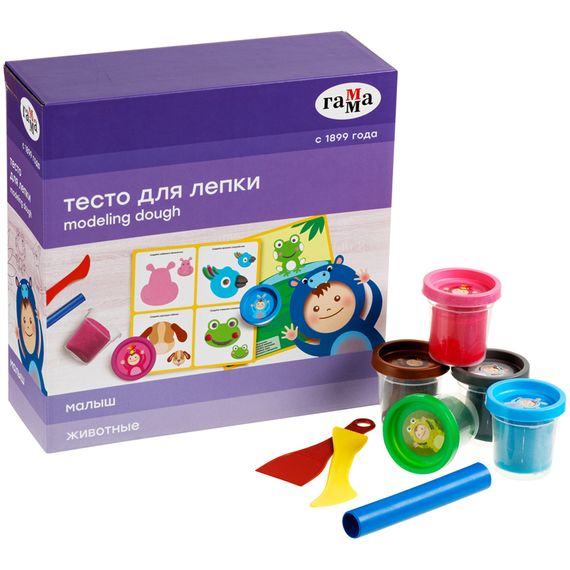 Xəmir lepka üçün Qamma Малыш 5 rəng 60q 306951