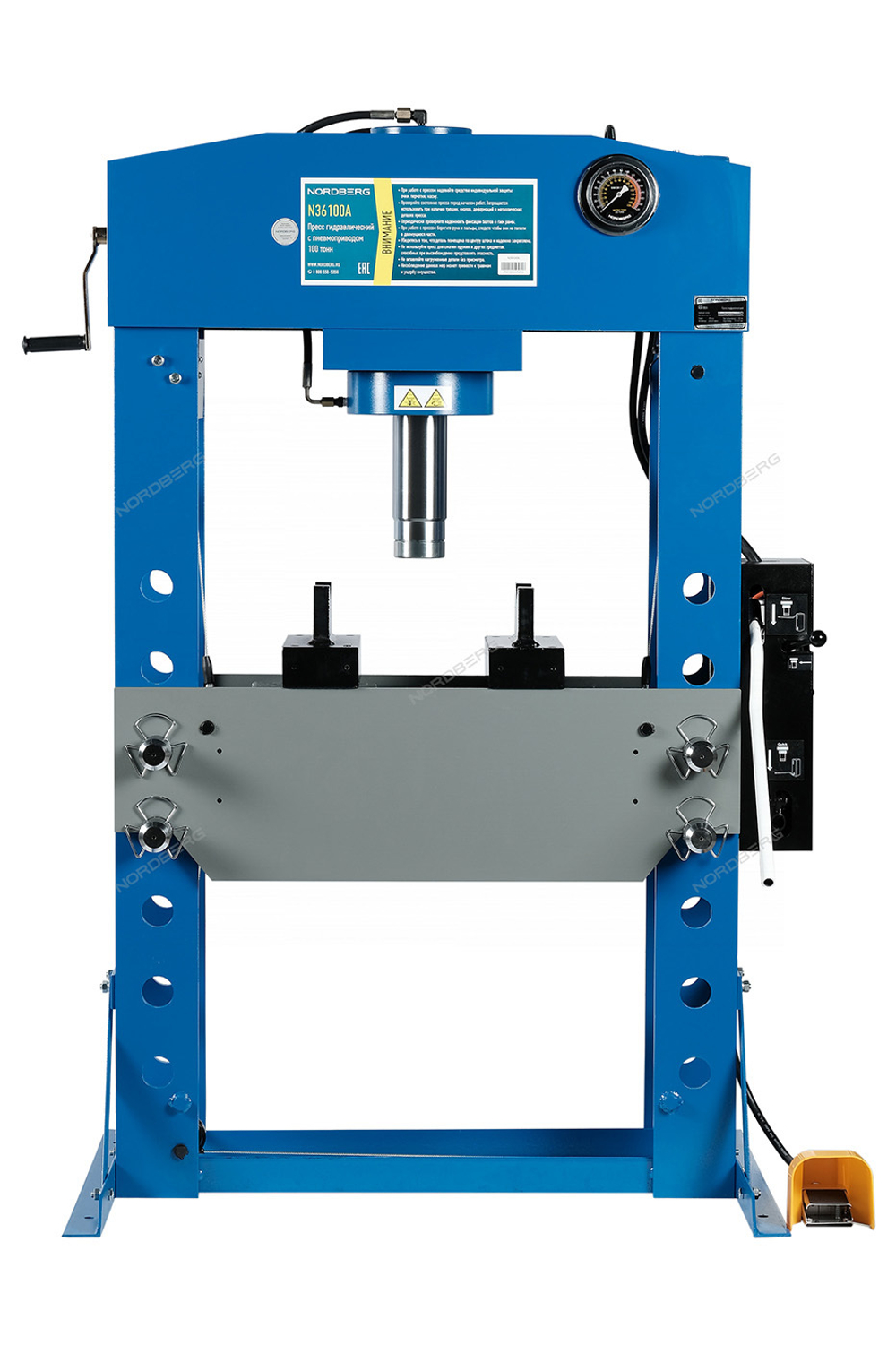 NORDBERG (N36100A) Гидравлический пресс, 100 т, пневмопривод