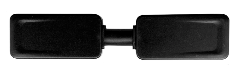 CLARUS Коннектор прямой (гибкий) 48V для магнитного ультратонкого шинопровода, черный, 100 шт