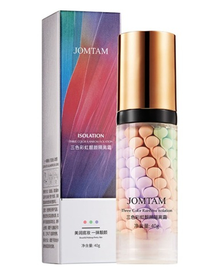 Трёхцветная выравнивающая база под макияж, 40г