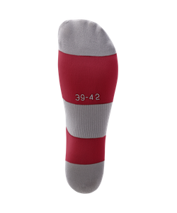 Гетры футбольные CAMP BASIC SOCKS, гранатовый/серый/белый