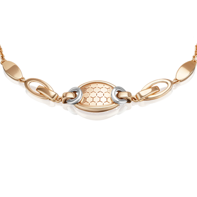 Браслет из комбинированного золота