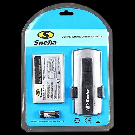 Контроллер с пультом ДУ Sneha  Remote Control 3 Wire (837/B)