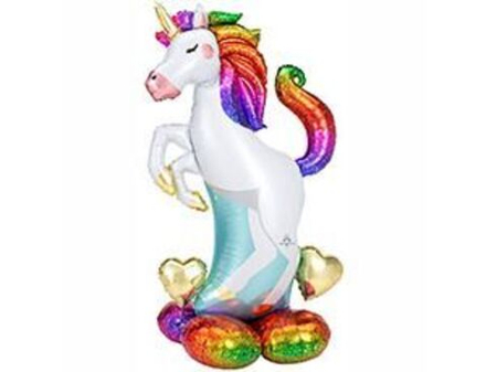 Шар фольгированный ( 139см) фигура ростовая, Единорог, 1шт.