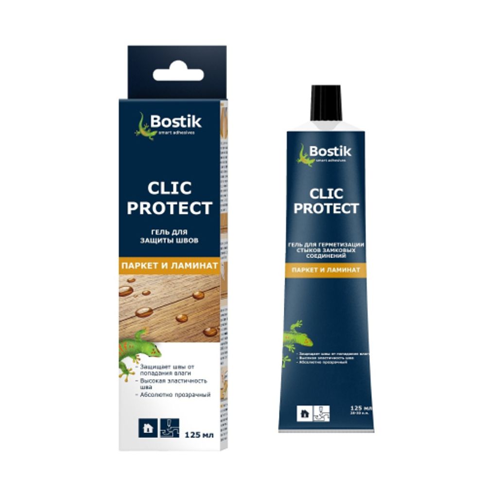 Клей Bostik 50020181 гель для герметизации стыков CLIC PROTECT 0,125 л. | Bostik