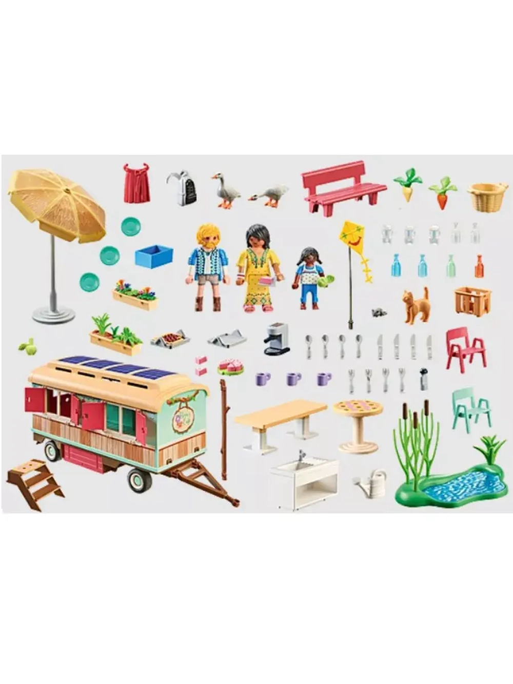 Набор Уютное кафе в поезде с огородом Playmobil 71441