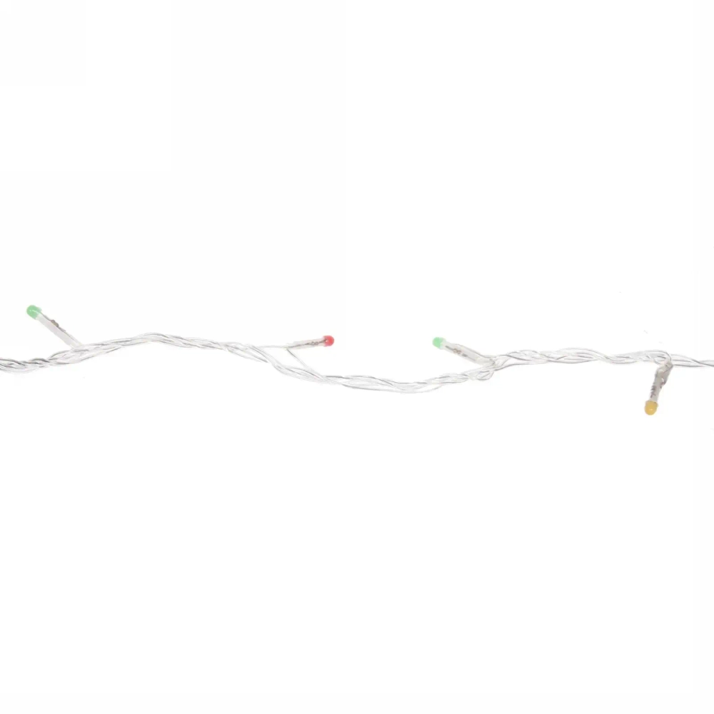 Гирлянда для улицы «Bright light» 10 м 100 ламп LED прозрач.пров.,8 реж, IP-54, Мультицвет (возможность соединения)