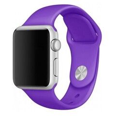 Силиконовый ремешок Sport Band 38 мм / 40 мм / 41 мм для Apple Watch (Фиолетовый)