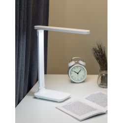 Настольный светильник ЭРА NLED-495-5W-W светодиодный аккумуляторный белый