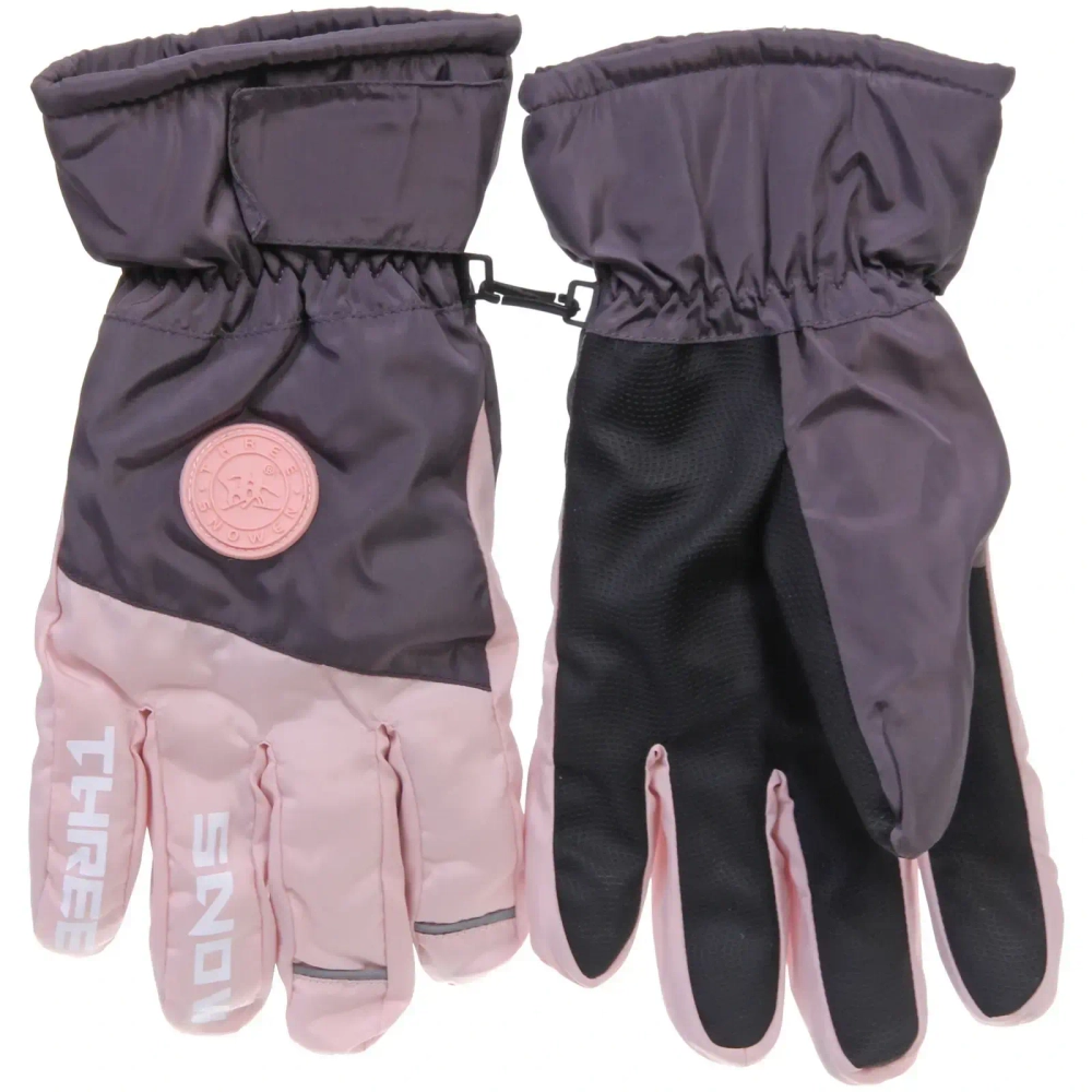 Перчатки для зимних видов спорта TS-1023, розовый (размер M)