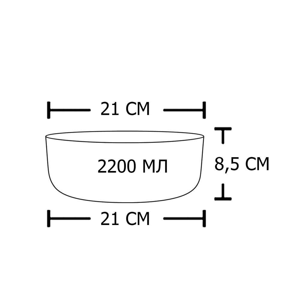 Миска "efox" OSTO для питомцев из бамбука, форма чаша