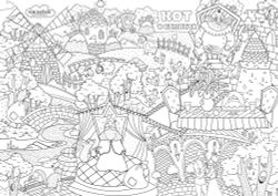 «Кот в сапогах», гигантская раскраска в подарочной картонной коробке