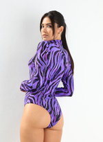 Купальник с длинными рукавами Panarea (Размер: B/L) (Цвет: тигровый)