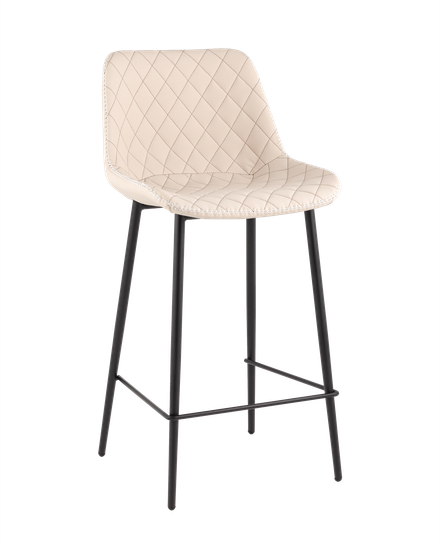 Стул барный Arch экокожа светло-серый