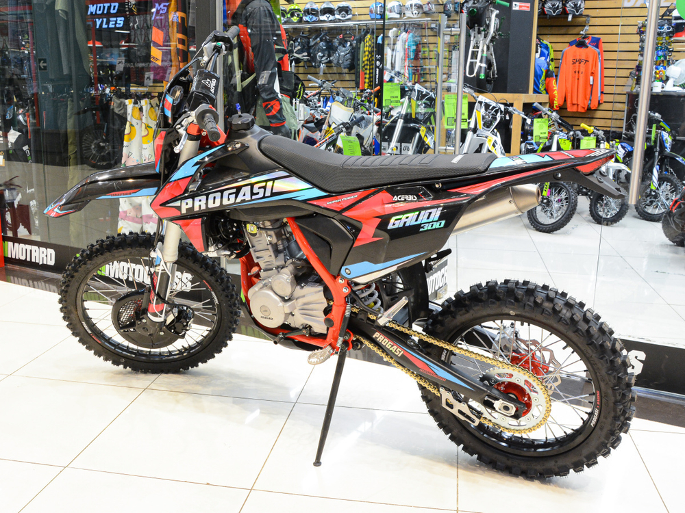 Мотоцикл эндуро PROGASI GAUDI 300CC Red/Blue 21/18