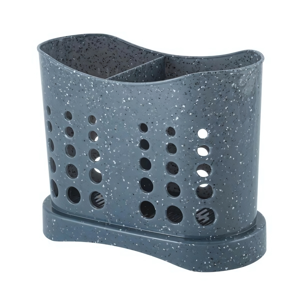 Сушилка для столовых приборов Plast Team Stone 168х84х133мм темный камень