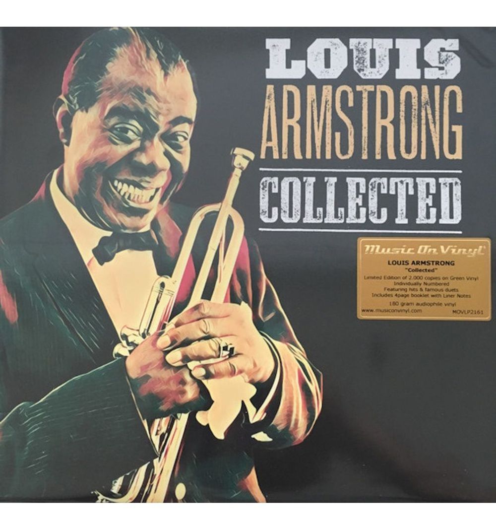Louis Armstrong. Collected (2 LP, Colour) Луи Армстронг. Новая запечатанная виниловая пластинка