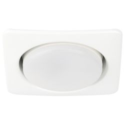 Светильник встраиваемый ЭРА KL71 WH /1 (к) под лампу GX53 белый термокольцо в комплекте