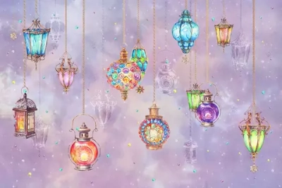 Цифровое панно ID Wall MYSTICAL LANTERNS