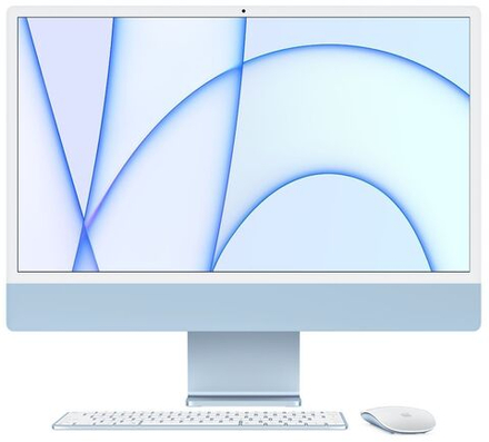 Apple iMac 24” 4.5K Retina, Apple M1 8C CPU, 8C GPU/16GB/2TB SSD Blue (Синий)