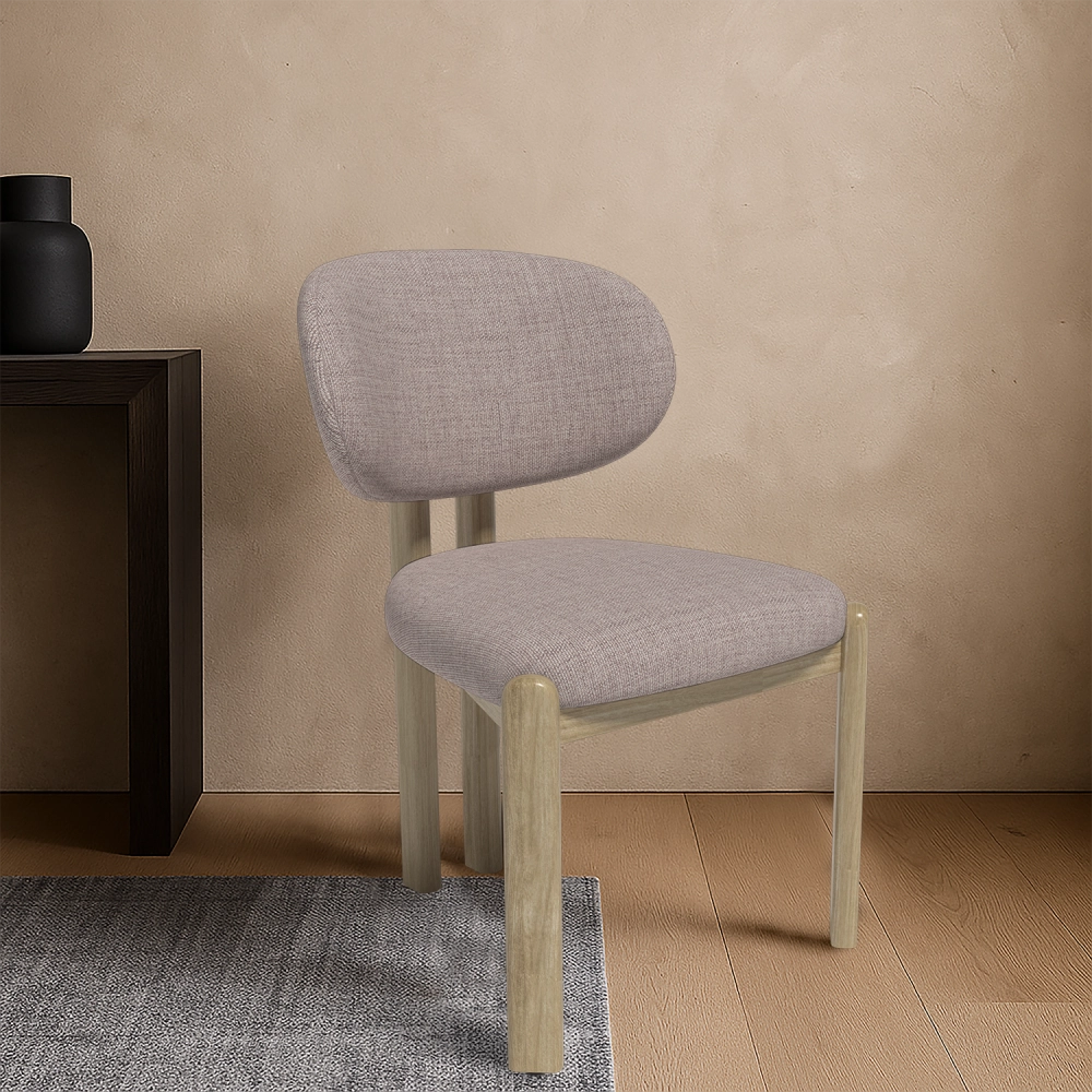 Стул Galloti, дуб светлый, рогожка wellton 230