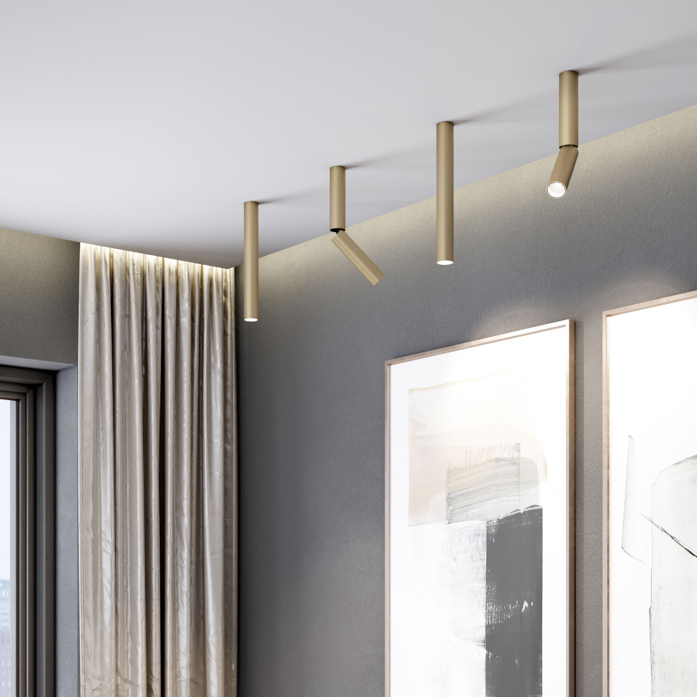 Накладной светодиодный светильник Elektrostandard Pika 25029/LED 6W 4200K золото