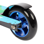 Самокат металл трюковой алюм диски, колеса PU 100, 4 цвета микс, рисунок не микс, с-30832