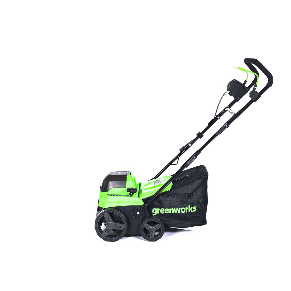 Аэратор-скарификатор аккумуляторный Greenworks GD40SC38IIK4 Арт. 2517607UB, 40V, 38 см,бесщеточный, c 1хАКБ 4Ач и ЗУ