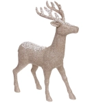 Фигурка новогодняя MAGIC «Блестящий олень» 35*46*10 см, Шампань