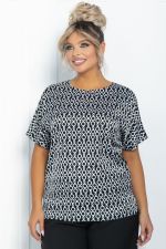 Блуза Морган (черная) Б11748 LT Collection