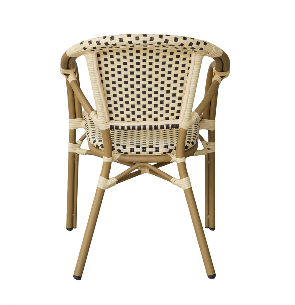 "Кабри" плетеный стул из искусственного ротанга, цвет бежево-коричневый