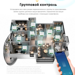 Умное Wi-Fi реле Mini Smart Switch Tuya Aubess 16A с функцией измерения мощности - работает с Яндекс Алисой