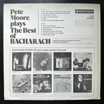 Pete Moore - Plays The Best Of Bacharach (Англия 1970г.)