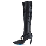 OFF-WHITE buckle-detail over-the-knee boots Women"s