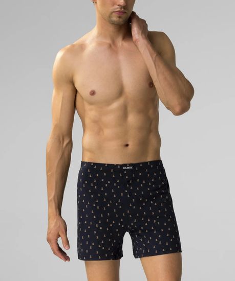 Трусы (2 шт) мужские семейные Atlantic 2MBX-063, темно-синий