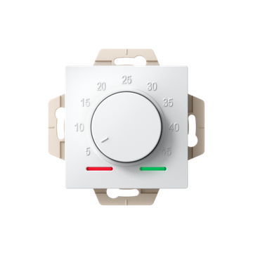 Термостат теплого пола электронный AtlasDesign 10А с датчиком механизм лотос SE ATN001335