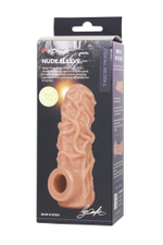 Насадка Kokos с дополнительной стимуляцией телесная 14 см