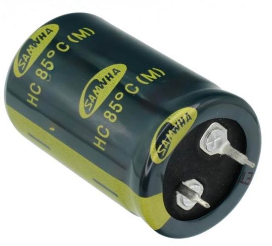 Конденсатор электролитический 220мкФ 400в 85°С HC / 25х40 / Samwha